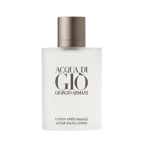 acqua di gio aftershave lotion.